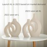 Snuggle Hollow Ceramic Vase Set of 2