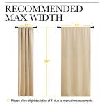 Biscotti Beige Blackout Curtains - Set of 2