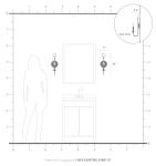 Bronze Finish Steel Wall Sconce for Minimalist Decor