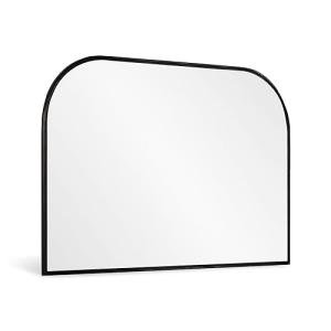 Large Black Arched Wall Mirror for Minimalist Spaces