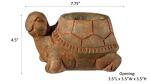 Cement Animal Planter for Succulents - Turtle Design