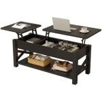 Rolanstar Lift Top Coffee Table with Hidden Storage