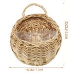 Wicker Wall Baskets for Indoor Outdoor Plants