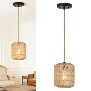 Remote-Controlled Battery Pendant Light with 9 Colors