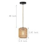 Remote-Controlled Battery Pendant Light with 9 Colors