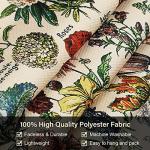 Tegeme Vintage Botanical Wall Tapestry with Tassels