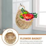 Wicker Wall Baskets for Indoor Outdoor Plants
