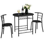 VINGLI 3-Piece Minimalist Dining Set for Two
