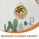 Wicker Wall Baskets for Indoor Outdoor Plants
