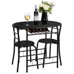 VINGLI 3-Piece Minimalist Dining Set for Two