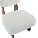 Set of 2 Minimalist Mid-Century Accent Chairs
