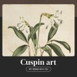 Framed Vintage Botanical 4-Piece Wall Art Set