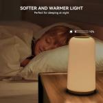 RGB Dimmable Touch Bedside Table Lamp