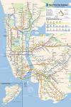 NYC Subway Map Poster Cool Wall Art 12x18