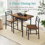 3-Piece Modern Space Saving Dining Set