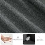 Modern Mini Loveseat Sofa in Dark Grey