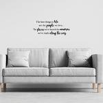 Inspirational Vinyl Wall Decal for Home Decor