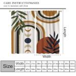 Boho Abstract Geometric Curtains for Minimalist Decor