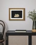 Gold Framed Swan Wall Art for Home Decor