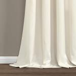 Purple and Ivory Flower Drop Curtain Panel, 84” x 42”