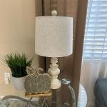 Rustic 20.5" Table Lamp Set for Minimalist Decor