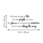 Inspirational Vinyl Wall Decal for Home Decor