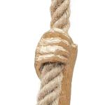 Vintage Monkey Pendant Light with Hemp Rope