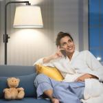 Dimmable Arc Floor Lamp with Edison Bulb