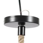 Vintage Monkey Pendant Light with Hemp Rope