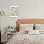 Abstract Framed Wall Art - Minimalist Women Portrait