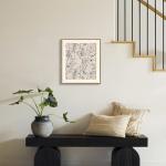 Abstract Framed Wall Art - Minimalist Women Portrait