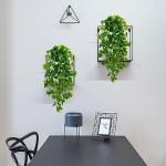 BLEUM CADE 2pcs Fake Pothos Hanging Plants