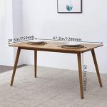 47" Rectangular Dining Table for Small Spaces