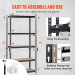 5-Tier Heavy Duty Metal Storage Shelving Unit