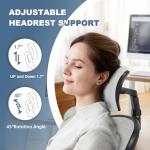 Ergonomic High Back Office Chair with Flip-up Armrests