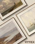 Vintage Landscape Framed Wall Art Set of 2