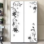 Black & Floral Wall Decals for Bedrooms