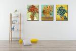 Van Gogh Sunflower Canvas Art Set - 3 Pieces