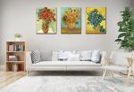 Van Gogh Sunflower Canvas Art Set - 3 Pieces