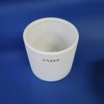Elegant White Ceramic Flower Pot for Any Space