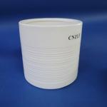 Elegant White Ceramic Flower Pot for Any Space