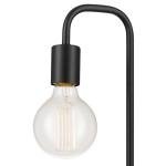 Satin Black Modern 18" Table Lamp