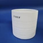 Elegant White Ceramic Flower Pot for Any Space