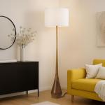 Novogratz 65" Floor Lamp with Faux Wood Base