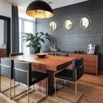 Gold Circle Mirror Set - 3 Hanging Decor