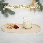 Italian Travertine Countertop Catchall Decorative Tray