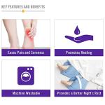 Adjustable Heel Cushion Pillow Set for Pressure Relief