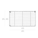 Adjustable Black Steel Wire Storage Shelves