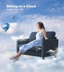 Welzona 51" Comfy Teddy Loveseat for Small Spaces