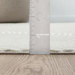 Cream 4' x 6' Area Rug for Minimalist Spaces